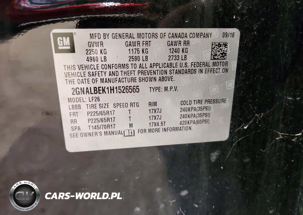 2017 Chevrolet Equinox Ls VIN:2GNALBEK1H1526565 - 14