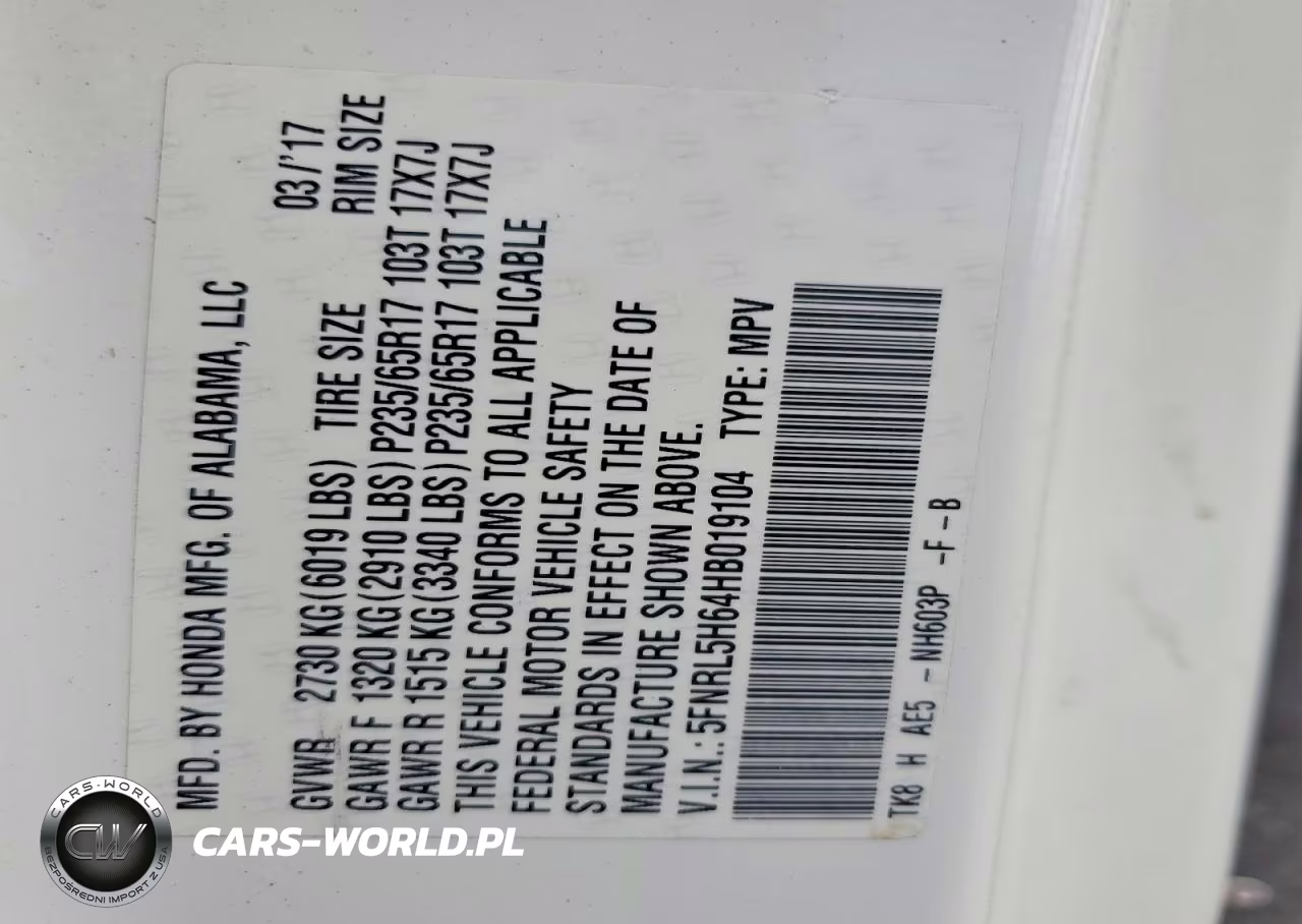 2017 Toyota Odyssey Exl VIN:5FNRL5H64HB019104 - 13