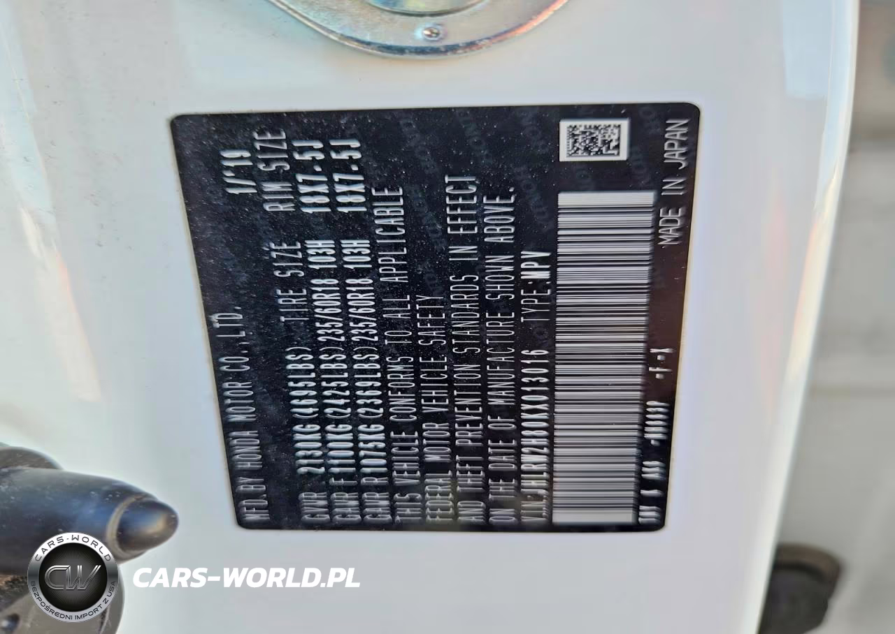 2019 Honda Cr-V Exl VIN:JHLRW2H80KX013016 - 12