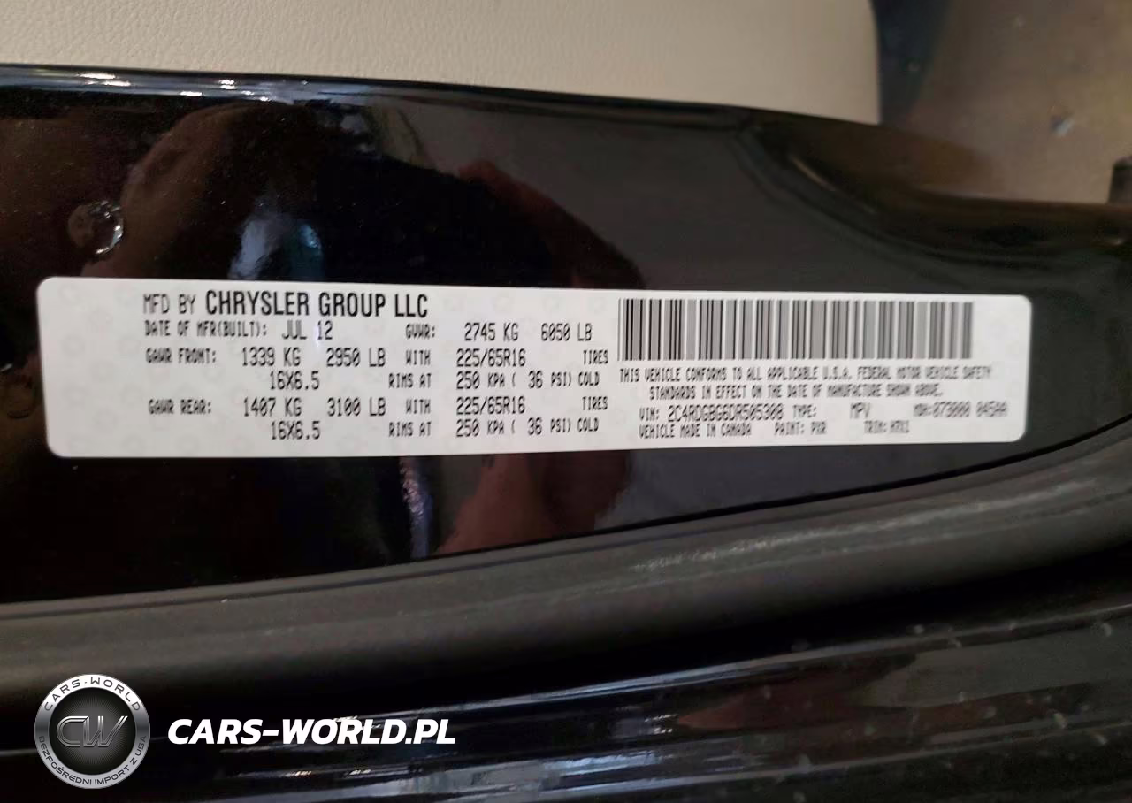 2013 Dodge Grand Caravan Se VIN:2C4RDGBG6DR505308 - 13