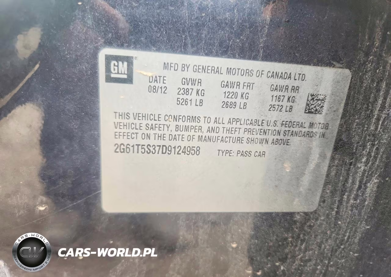 2013 Cadillac Xts Premium Collection VIN:2G61T5S37D9124958 - 12