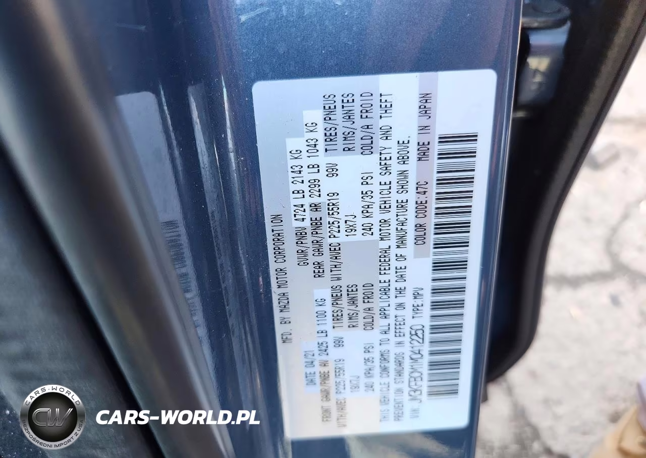 2021 Mazda Cx-5 Touring VIN:JM3KFBCM1M0412250 - 13