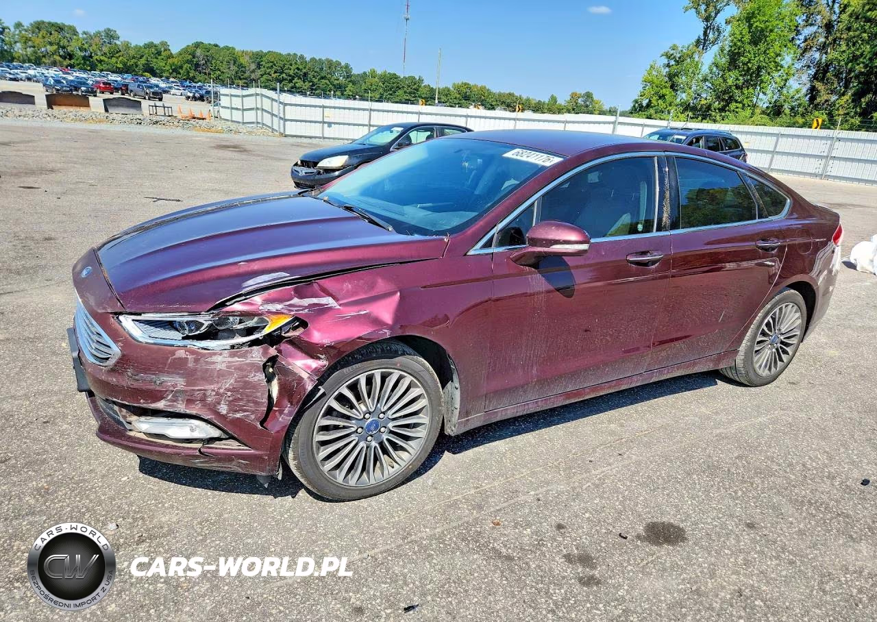 2017 Ford Fusion Titanium VIN:3FA6P0K91HR124796 - 1
