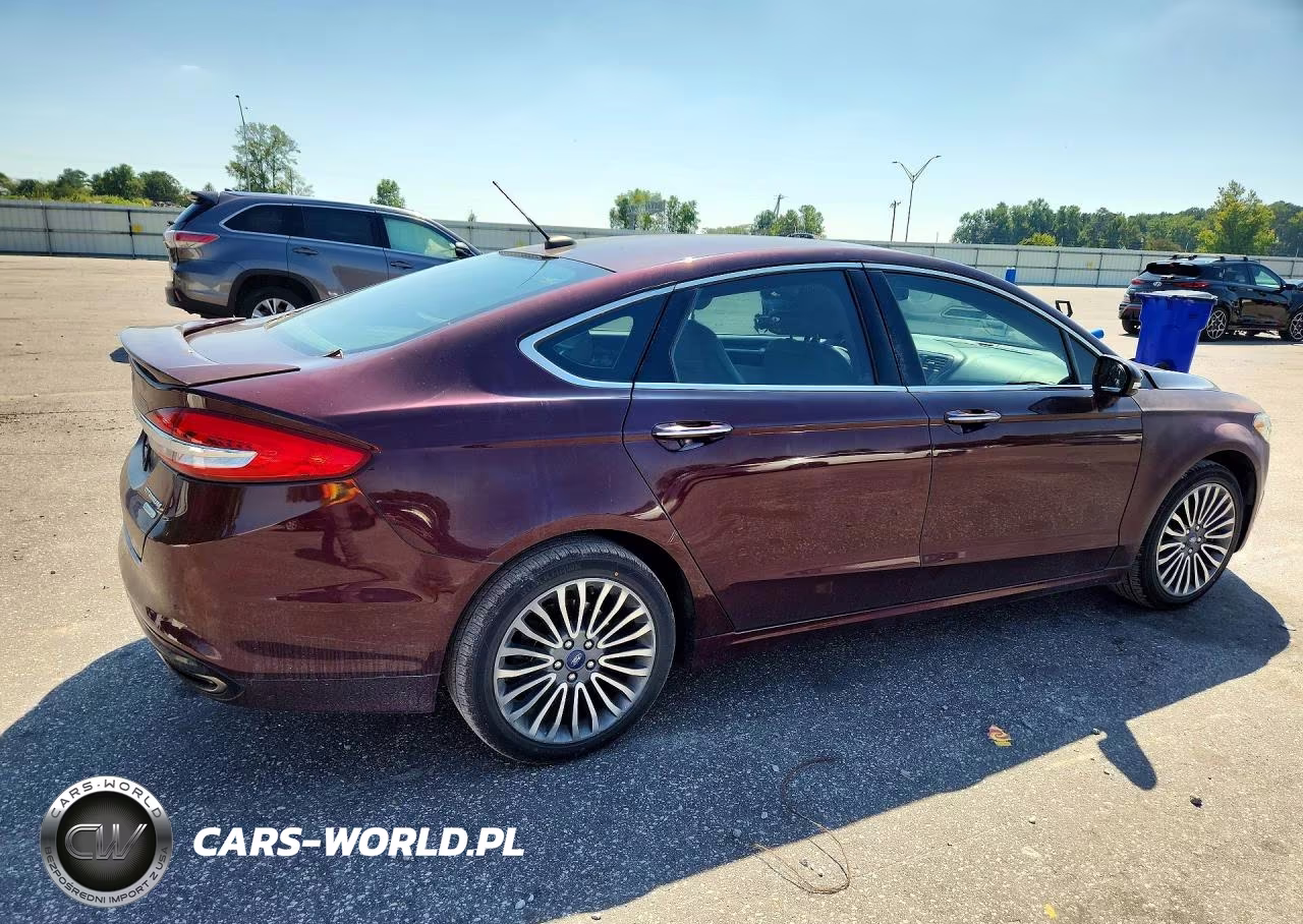 2017 Ford Fusion Titanium VIN:3FA6P0K91HR124796 - 3
