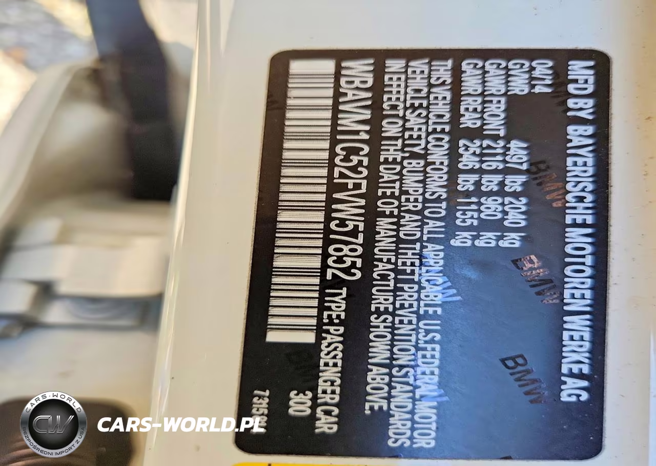 2015 BMW X1 Sdrive28I VIN:WBAVM1C52FVW57852 - 12