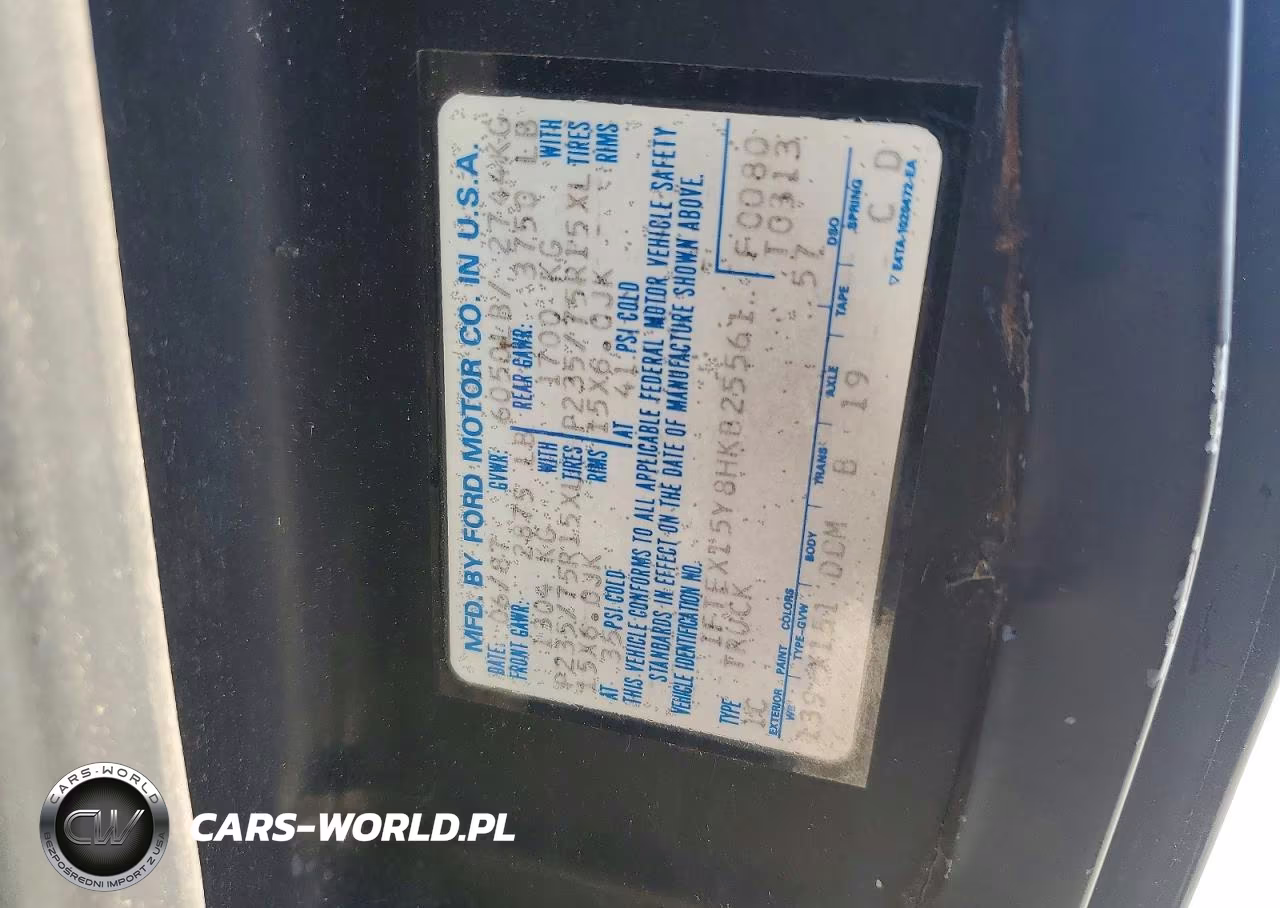1987 Ford F150 VIN:1FTEX15Y8HKB25561 - 12
