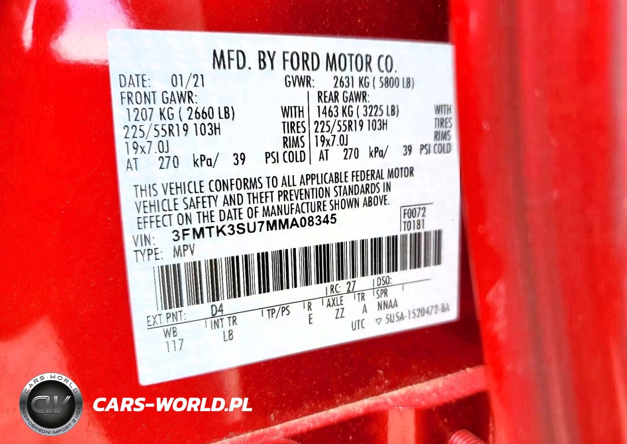 2021 Ford Mustang Mach-E Premium VIN:3FMTK3SU7MMA08345 - 12
