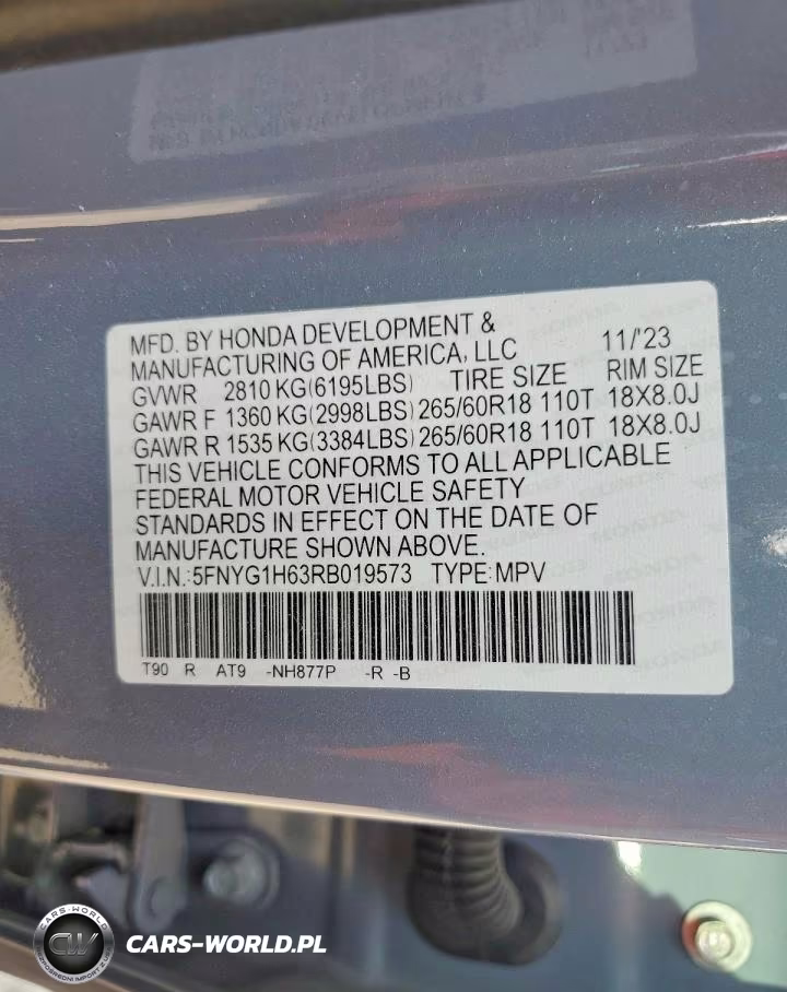 2024 Honda Pilot Trailsport VIN:5FNYG1H63RB019573 - 13