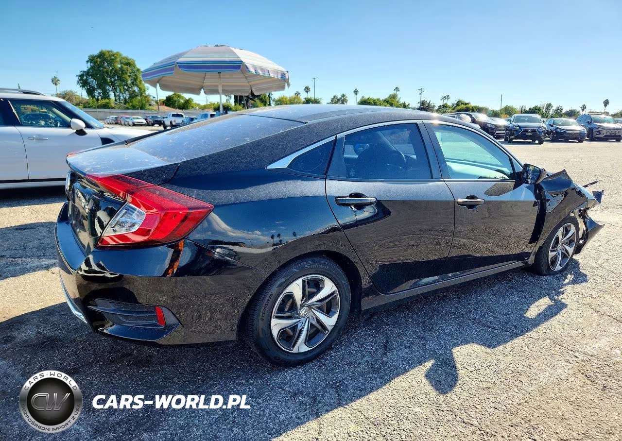 2020 Honda Civic Lx VIN:19XFC2F63LE212170 - 3