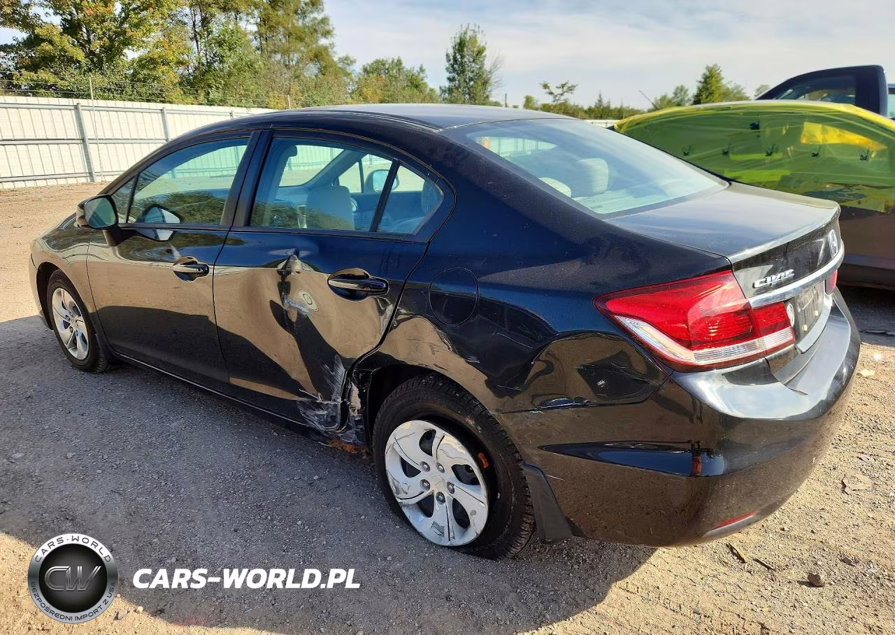 2013 Honda Civic Lx VIN:19XFB2F51DE054987 - 2