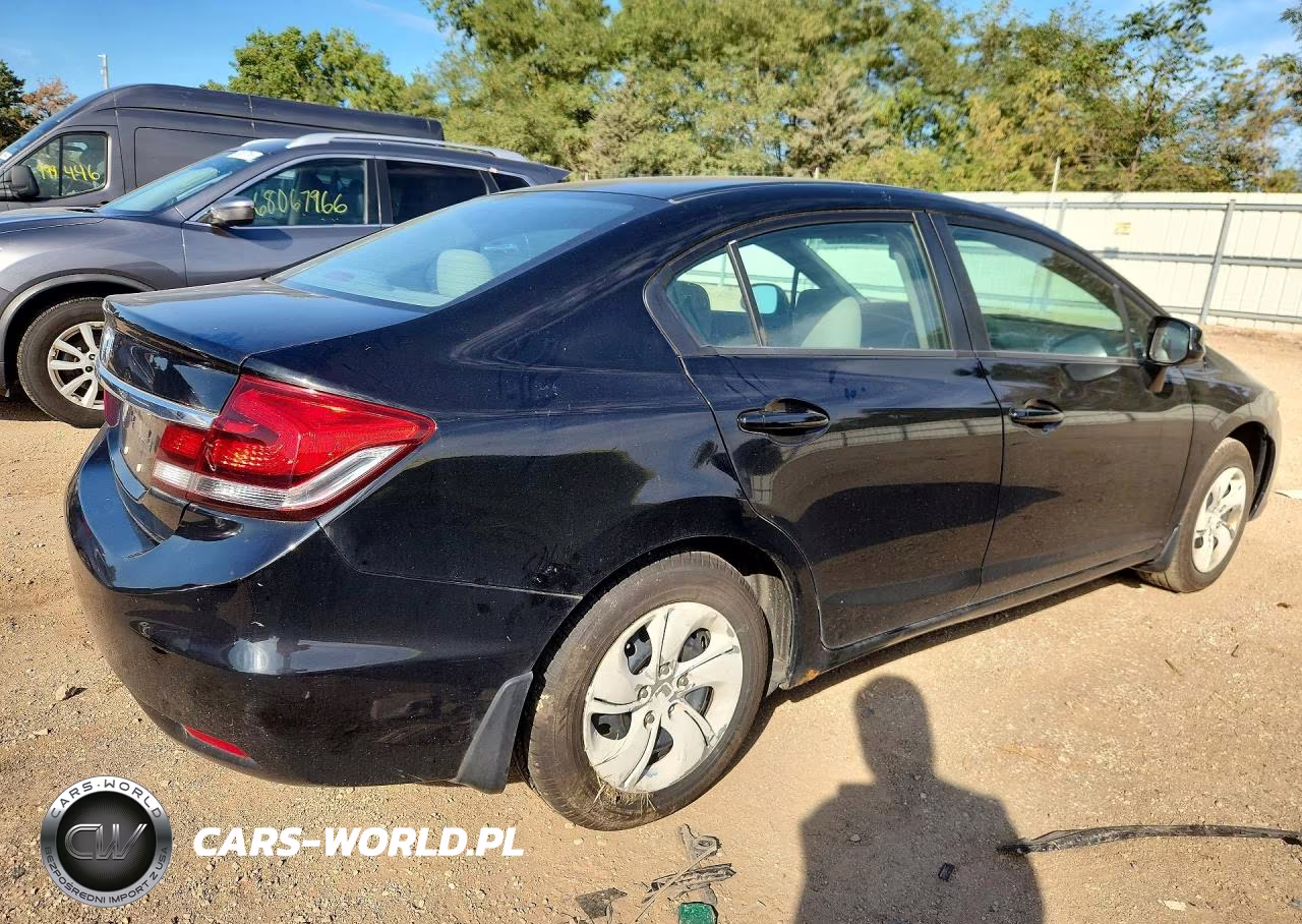 2013 Honda Civic Lx VIN:19XFB2F51DE054987 - 3