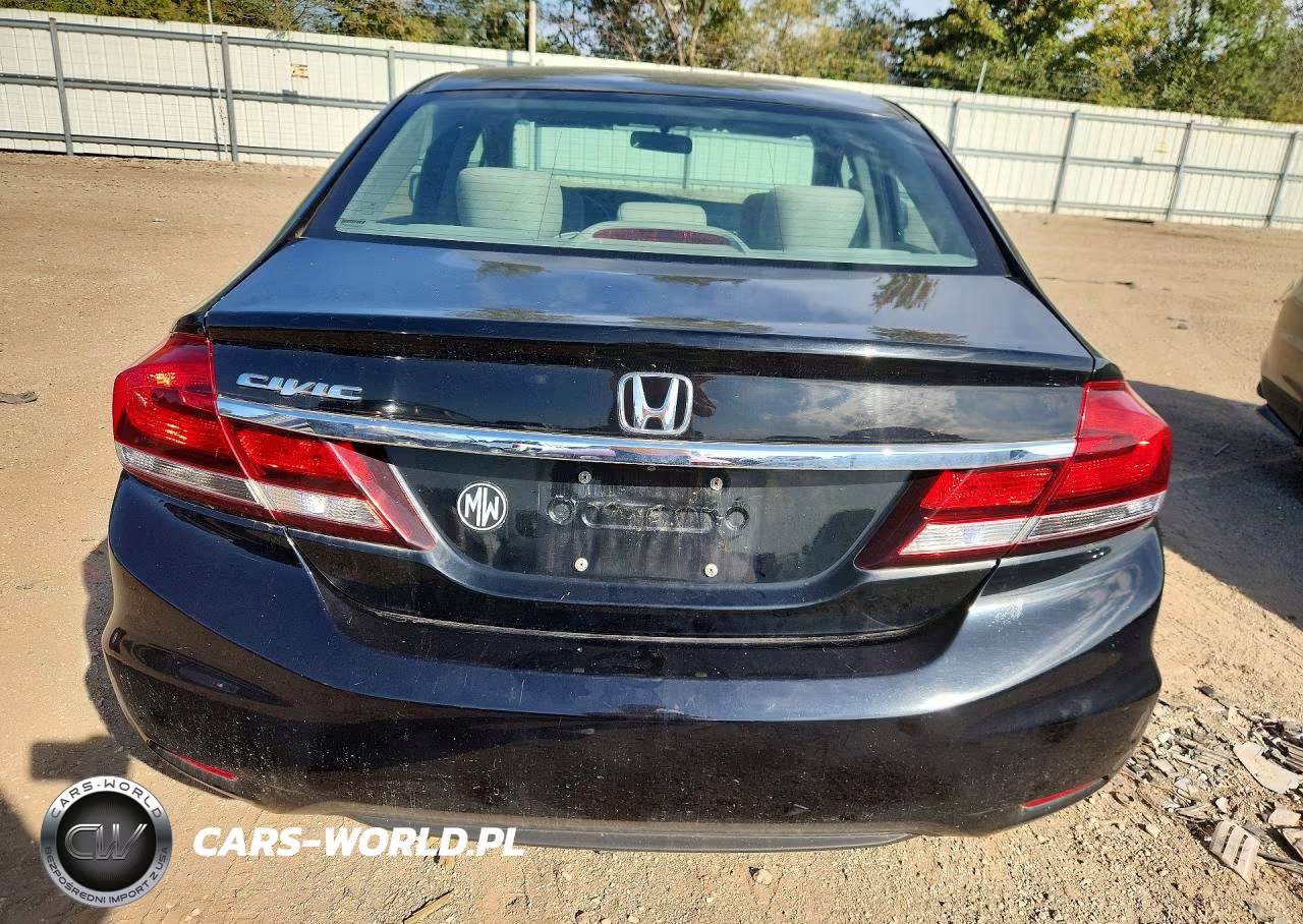 2013 Honda Civic Lx VIN:19XFB2F51DE054987 - 6