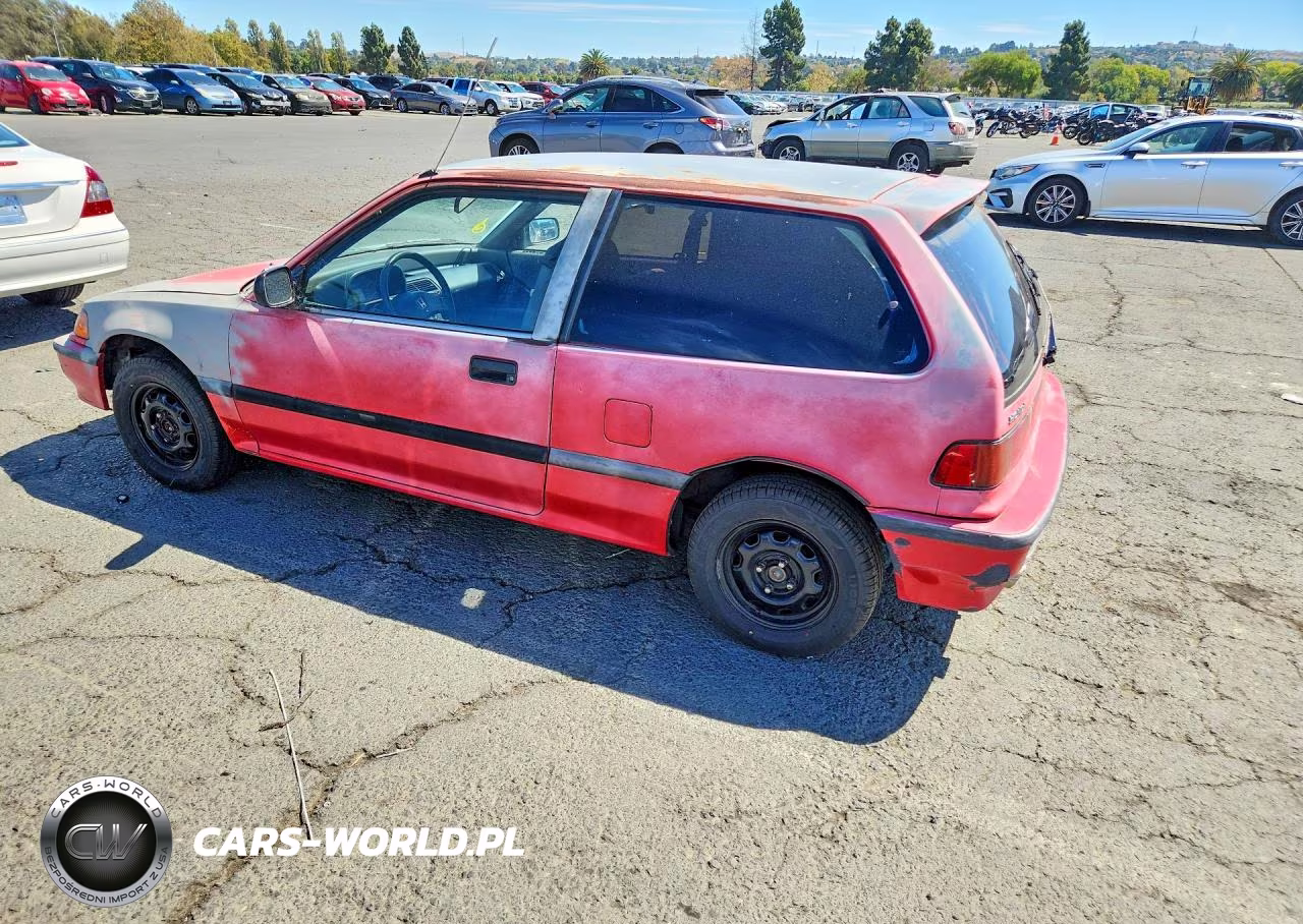 1991 Honda Civic Dx VIN:2HGED6359MH585961 - 2