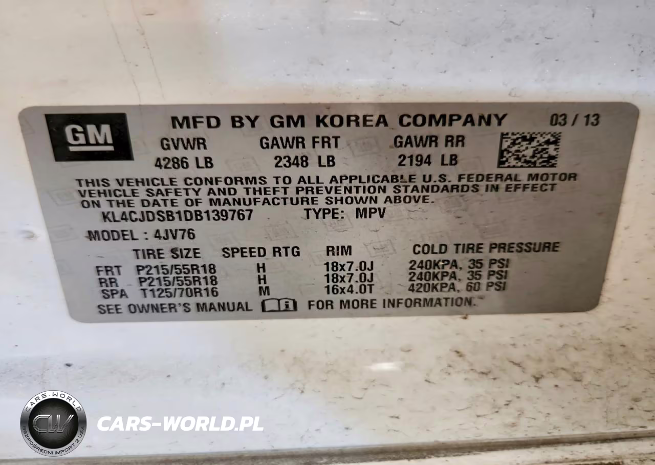 2013 Buick Encore Premium VIN:KL4CJDSB1DB139767 - 12