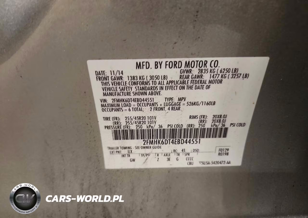 2014 Ford Flex Limited VIN:2FMHK6DT4EBD44551 - 13