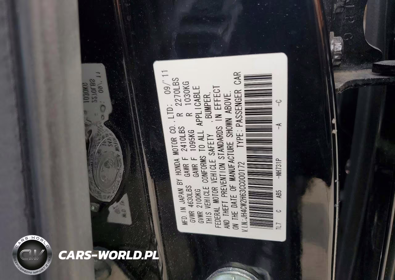 2012 Acura Tsx Tech VIN:JH4CW2H63CC000172 - 12