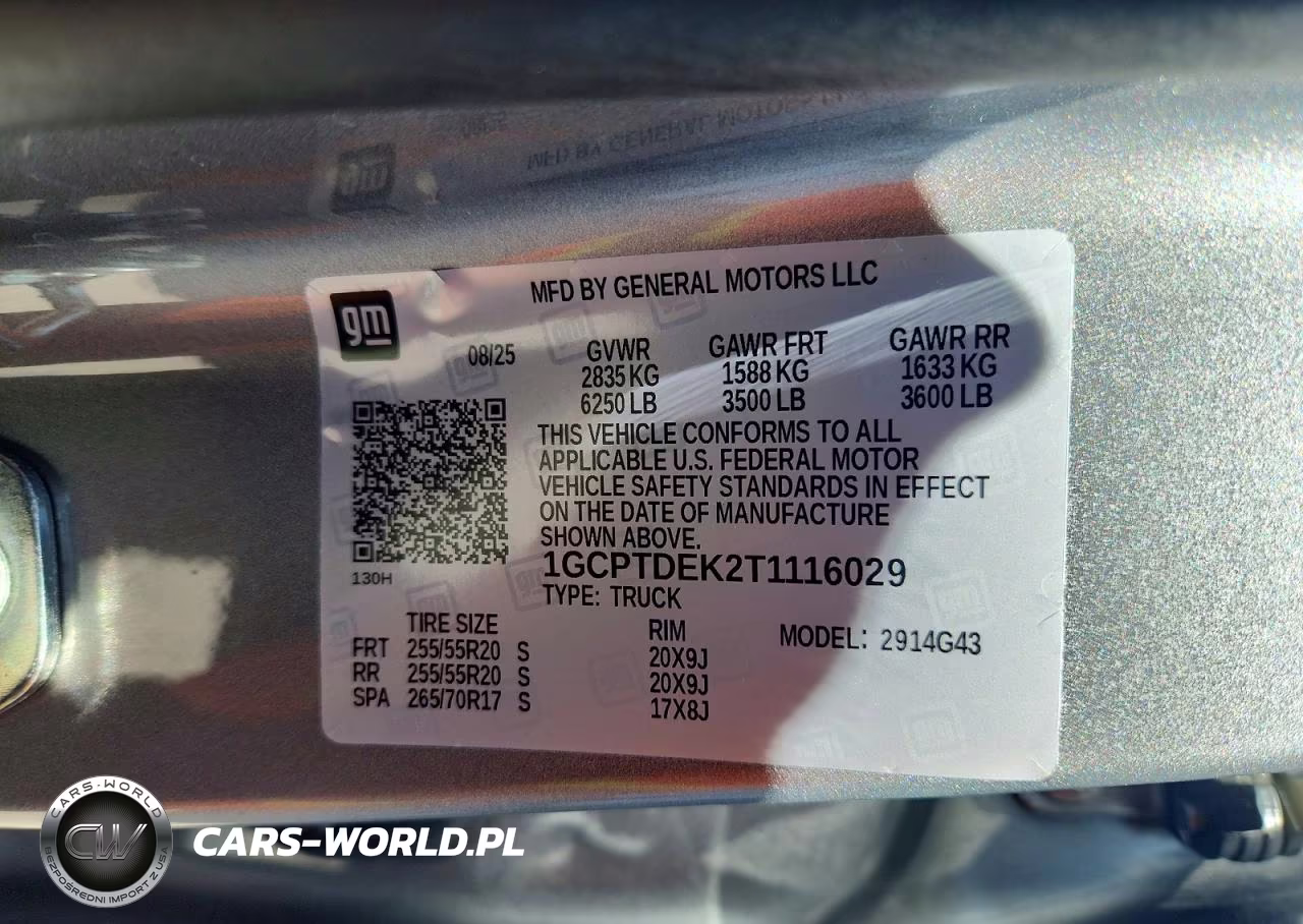 2026 Chevrolet Colorado Z71 VIN:1GCPTDEK2T1116029 - 12