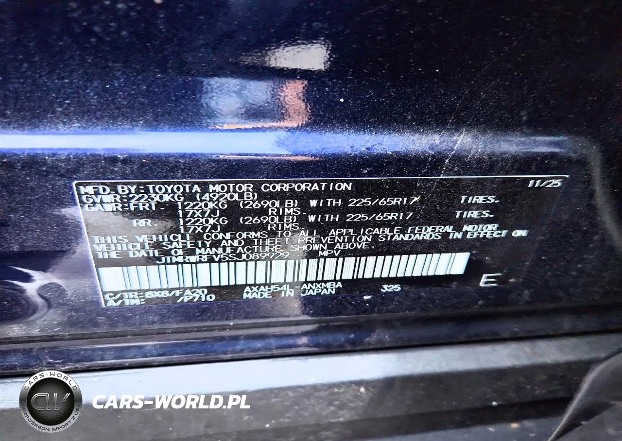 2025 Toyota Rav4 Hybrid Xle VIN:JTMRWRFV5SJ089929 - 14