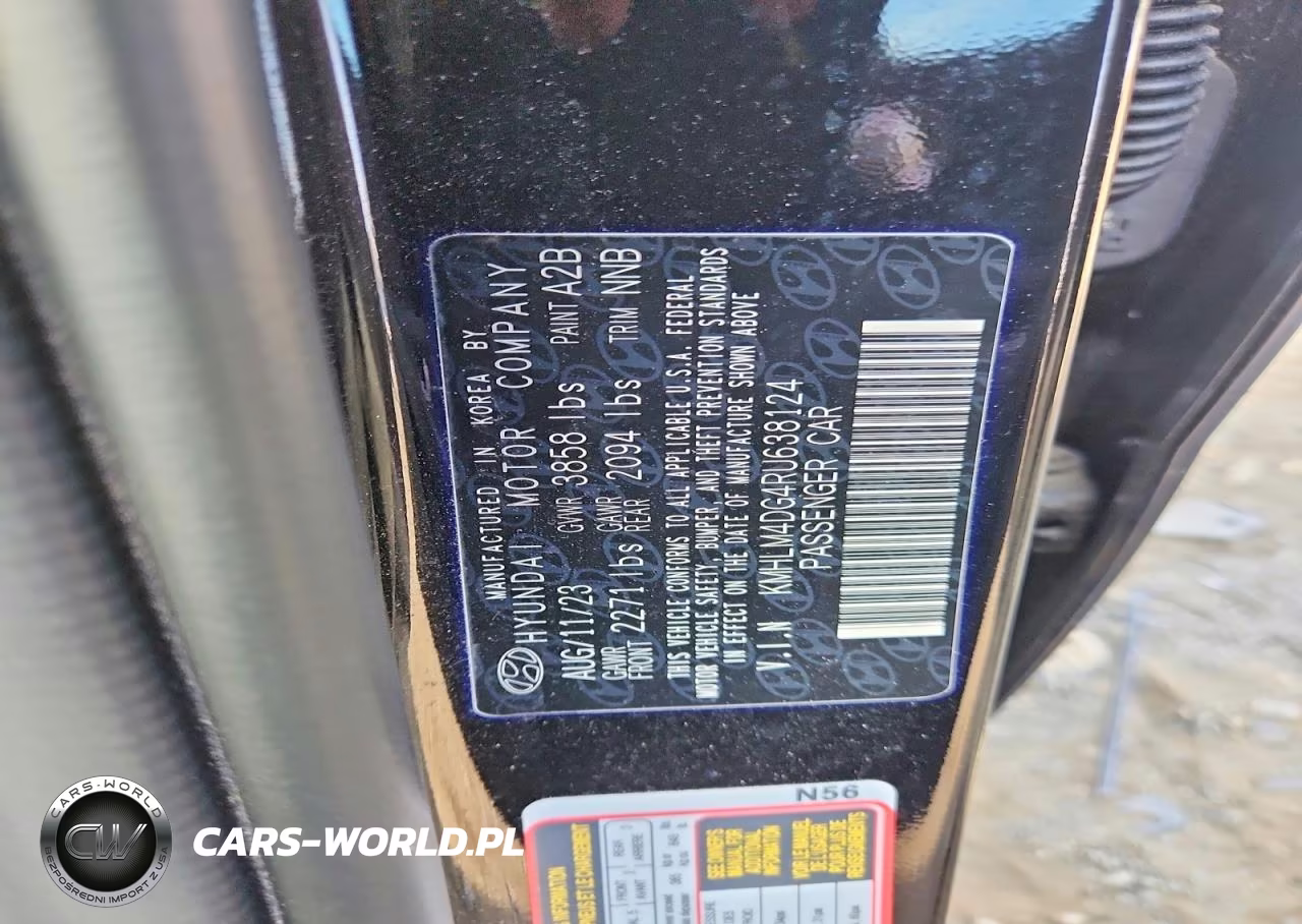 2024 Hyundai Elantra Sel VIN:KMHLM4DG4RU638124 - 12