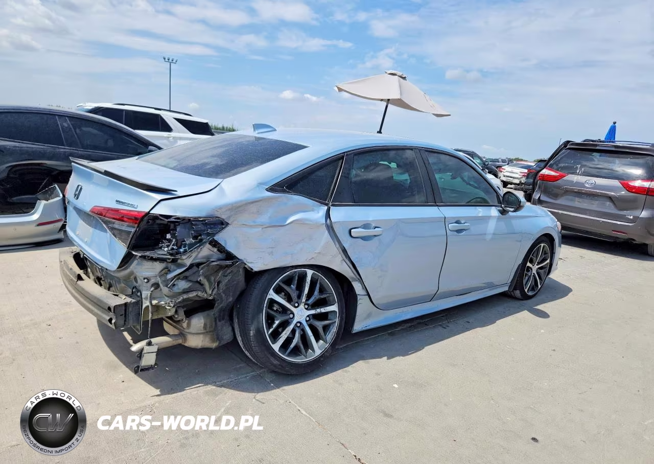 2022 Honda Civic Touring VIN:2HGFE1F94NH306548 - 3