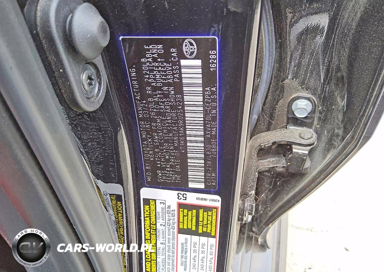 2024 Toyota Camry Xse VIN:4T1K61AK9RU254238 - 12