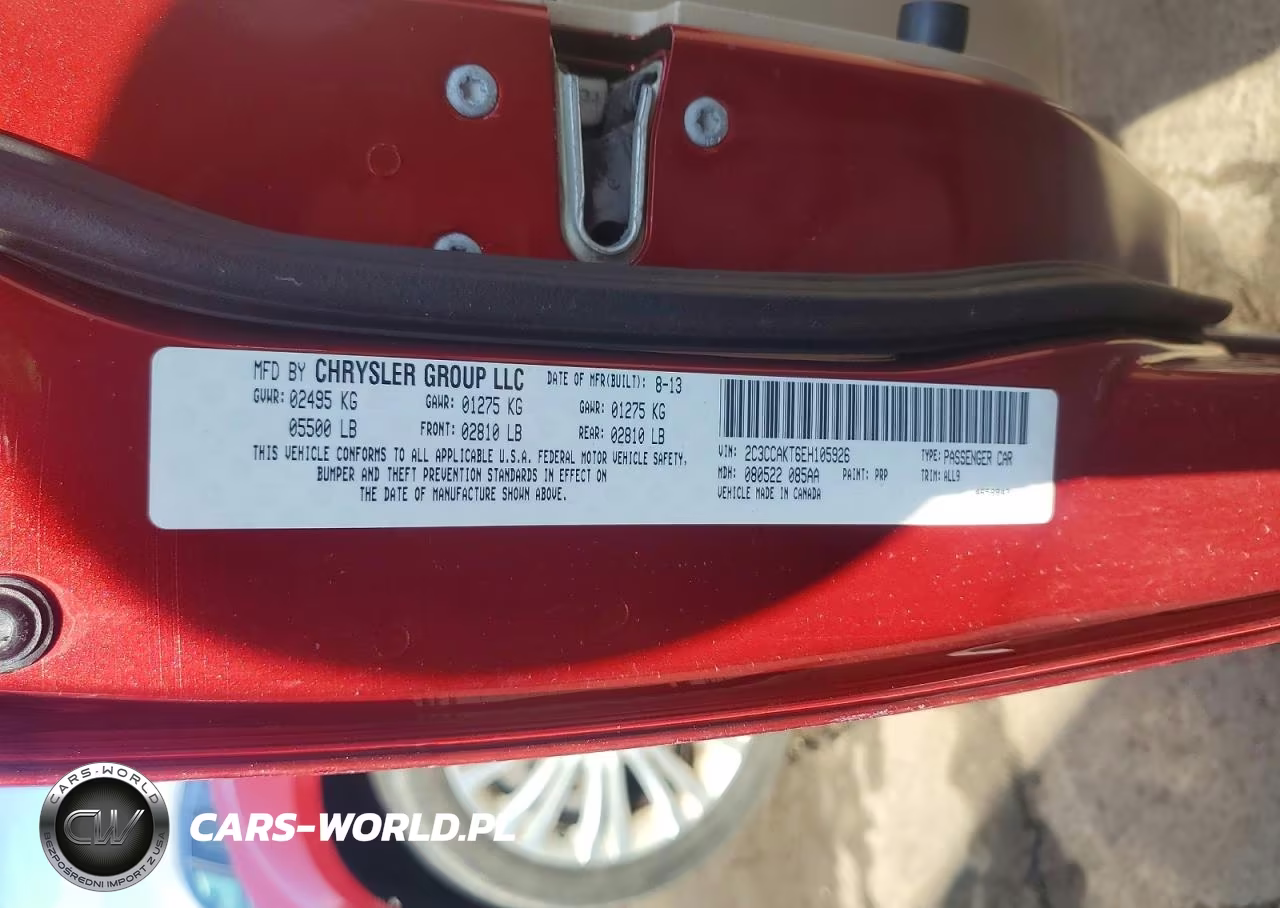 2014 Chrysler 300C VIN:2C3CCAKT6EH105926 - 12