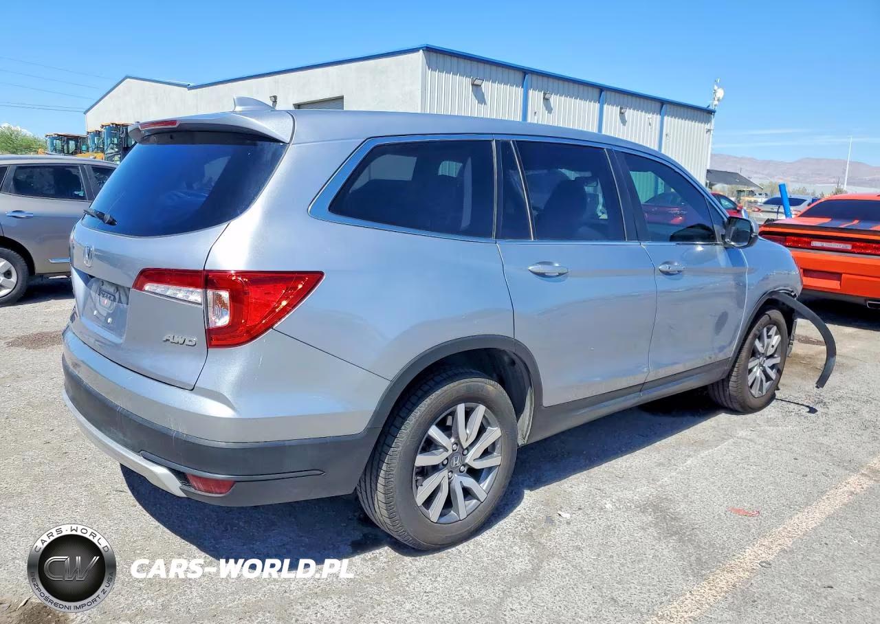 2020 Honda Pilot Ex VIN:5FNYF6H31LB027913 - 3