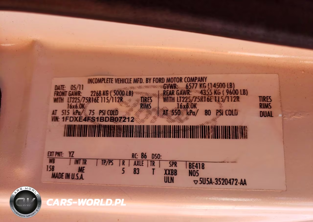 2011 Ford Econoline VIN:1FDXE4FS1BDB07212 - 10
