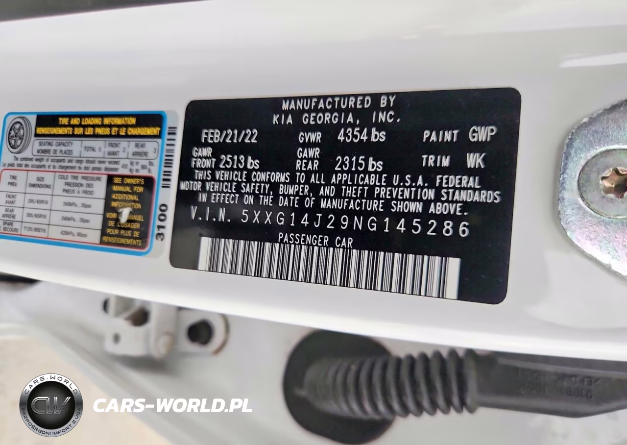2022 Kia K5 Lxs VIN:5XXG14J29NG145286 - 13