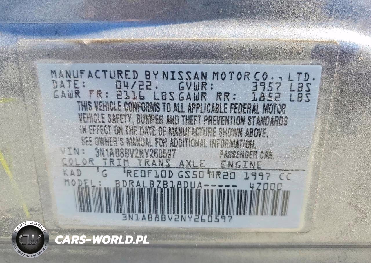 2022 Nissan Sentra S VIN:3N1AB8BV2NY260597 - 12