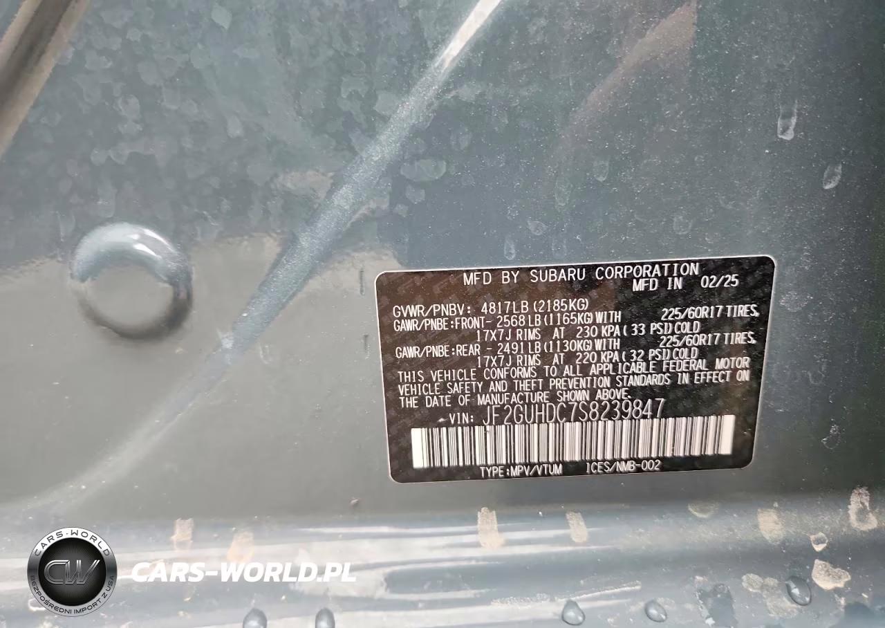 2025 Subaru Crosstrek Premium VIN:JF2GUHDC7S8239847 - 12