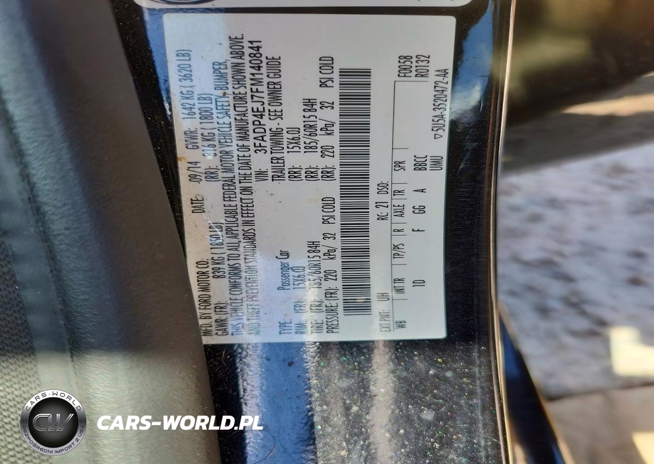 2015 Ford Fiesta Se VIN:3FADP4EJ7FM140841 - 12