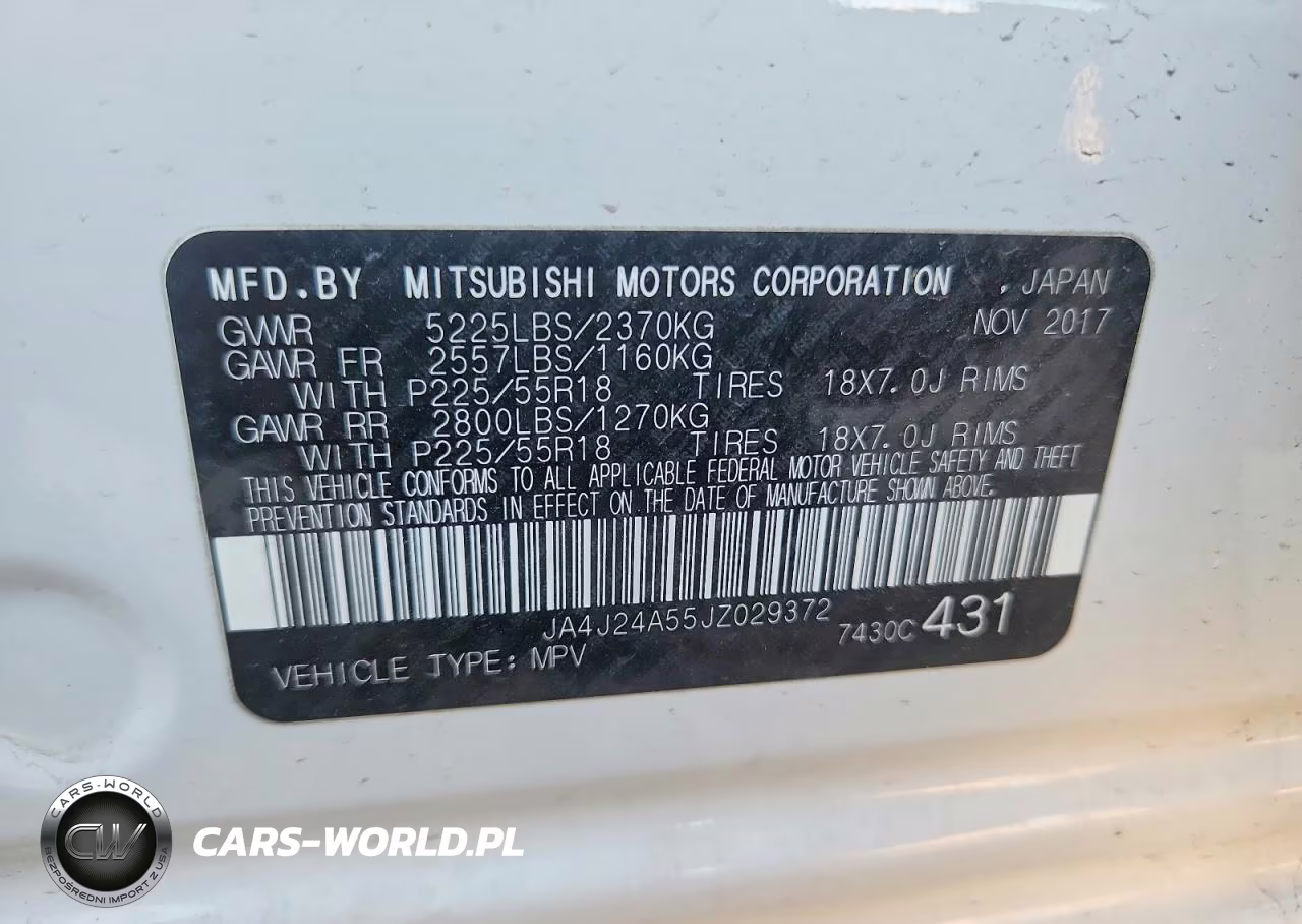 2018 Mitsubishi Outlander Se VIN:JA4J24A55JZ029372 - 13
