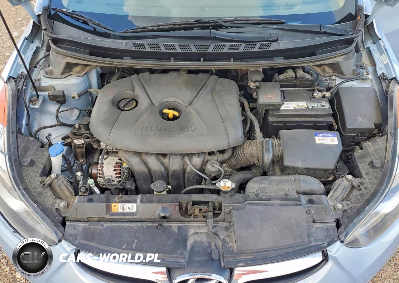 2013 Hyundai Elantra Gls VIN:KMHDH4AE4DU666235 - 11