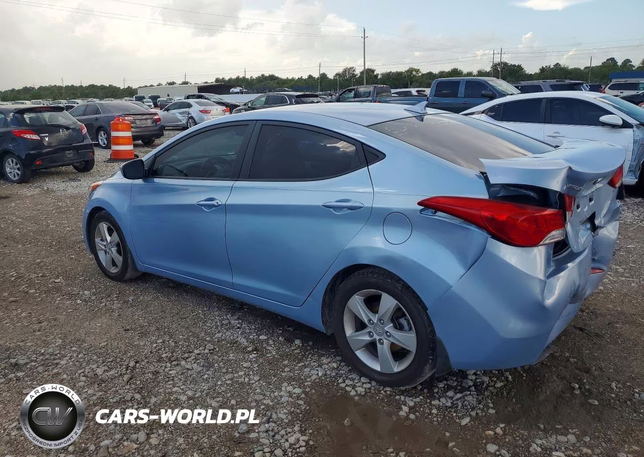2013 Hyundai Elantra Gls VIN:KMHDH4AE4DU666235 - 2