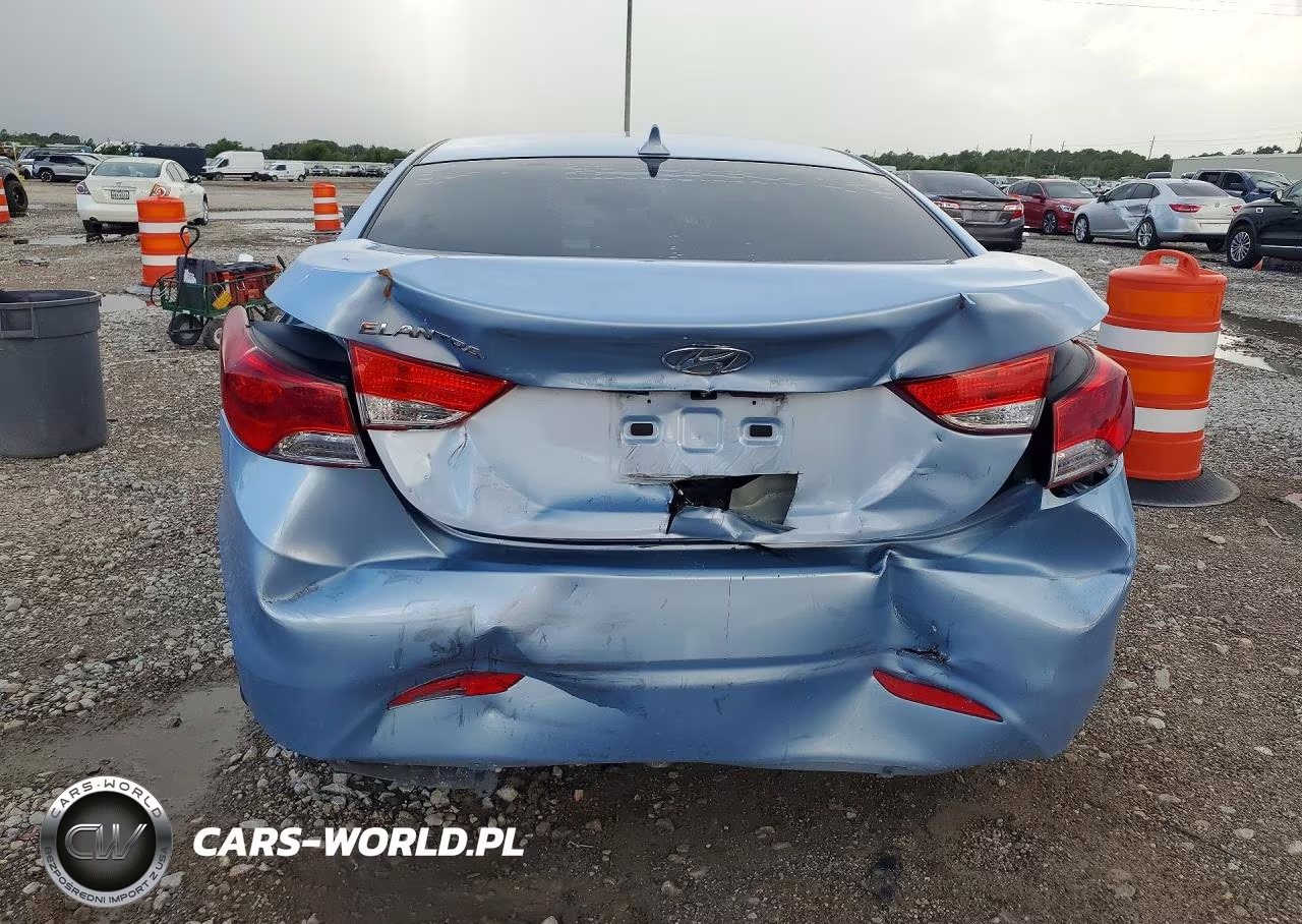 2013 Hyundai Elantra Gls VIN:KMHDH4AE4DU666235 - 6