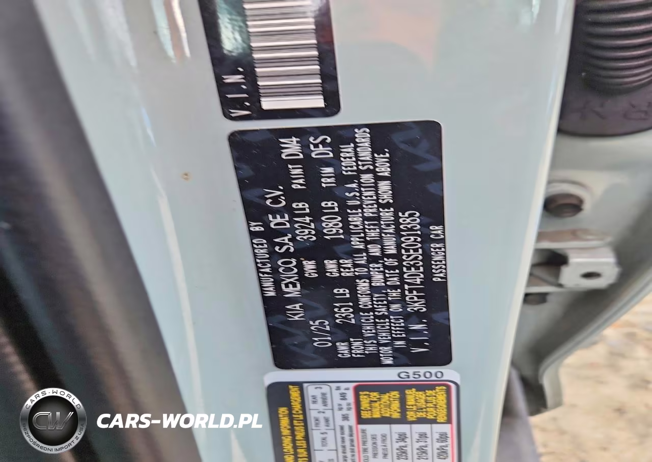 2025 Kia K4 Lxs VIN:3KPFT4DE3SE091385 - 12