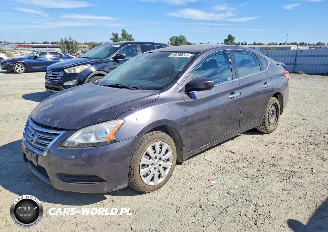 2014 Nissan Sentra Sv VIN:3N1AB7AP9EY311672 - 1