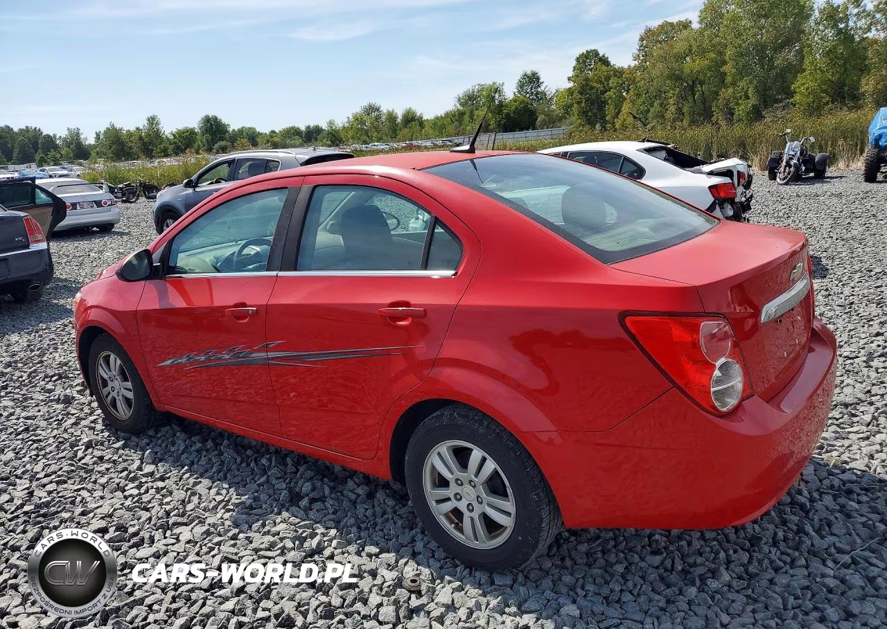 2012 Chevrolet Sonic Lt VIN:1G1JC5SH8C4106083 - 2