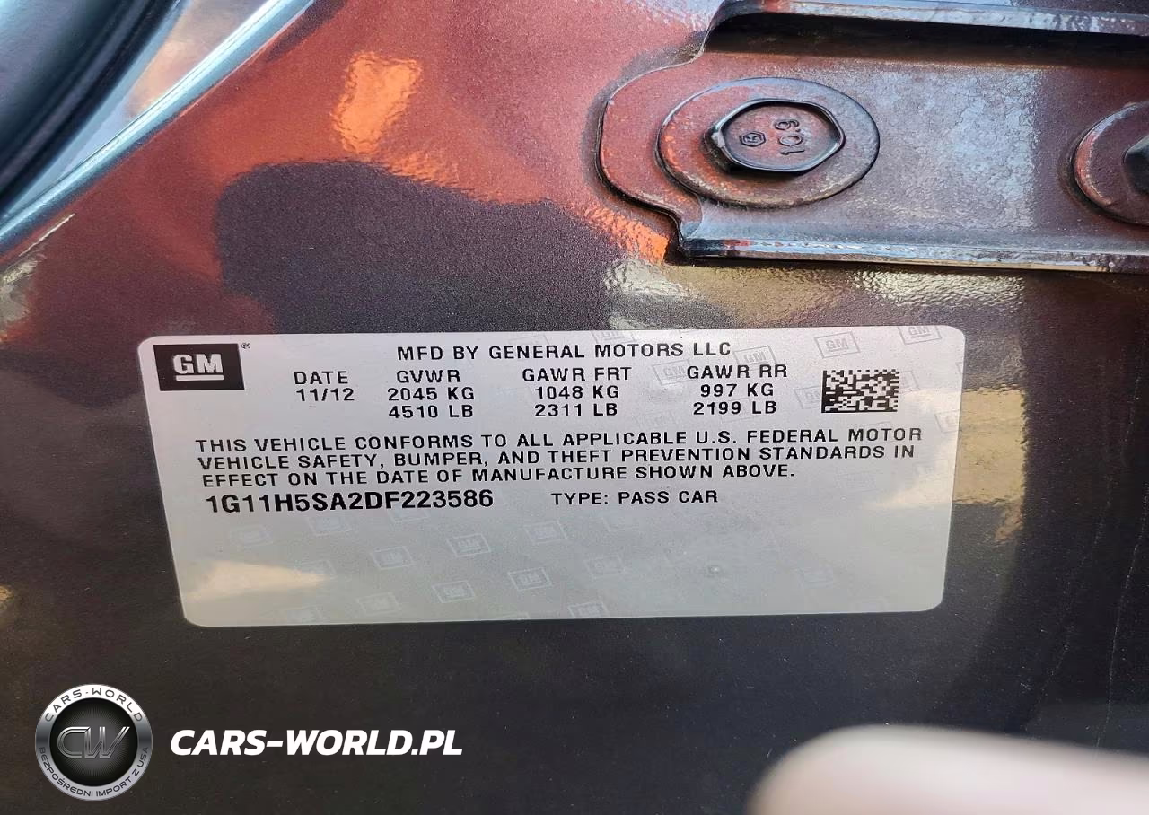 2013 Chevrolet Malibu Ltz VIN:1G11H5SA2DF223586 - 13