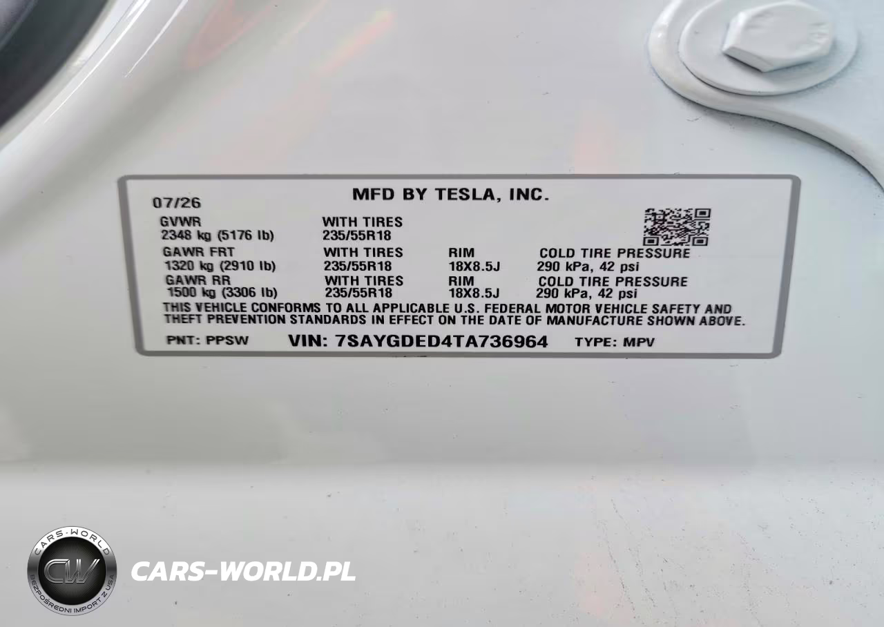 2026 Tesla Model Y VIN:7SAYGDED4TA736964 - 13