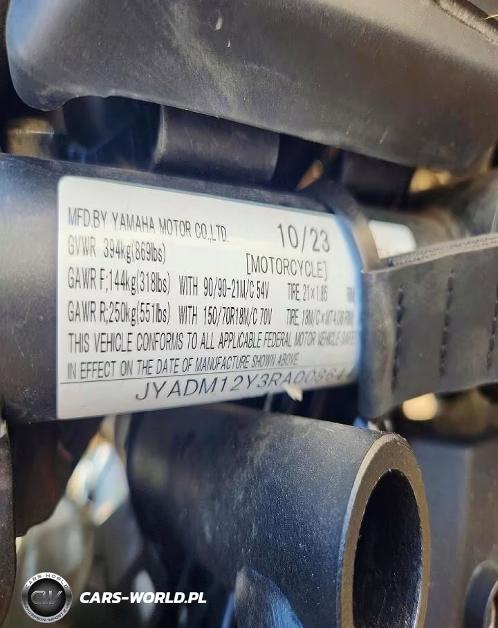 2024 Yamaha Xtz690 VIN:JYADM12Y3RA008644 - 9