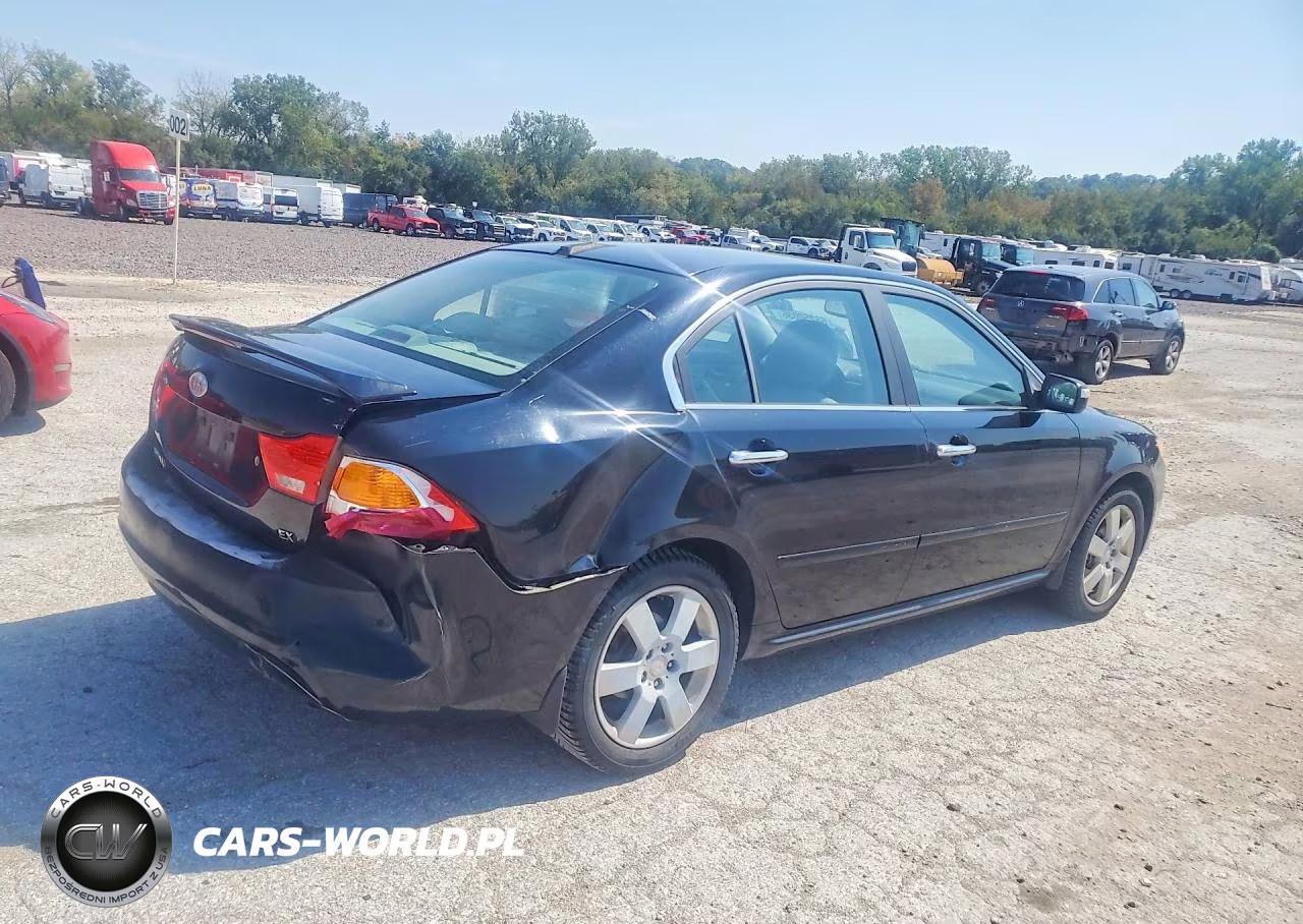 2009 Kia Optima Lx VIN:KNAGE228095299193 - 3