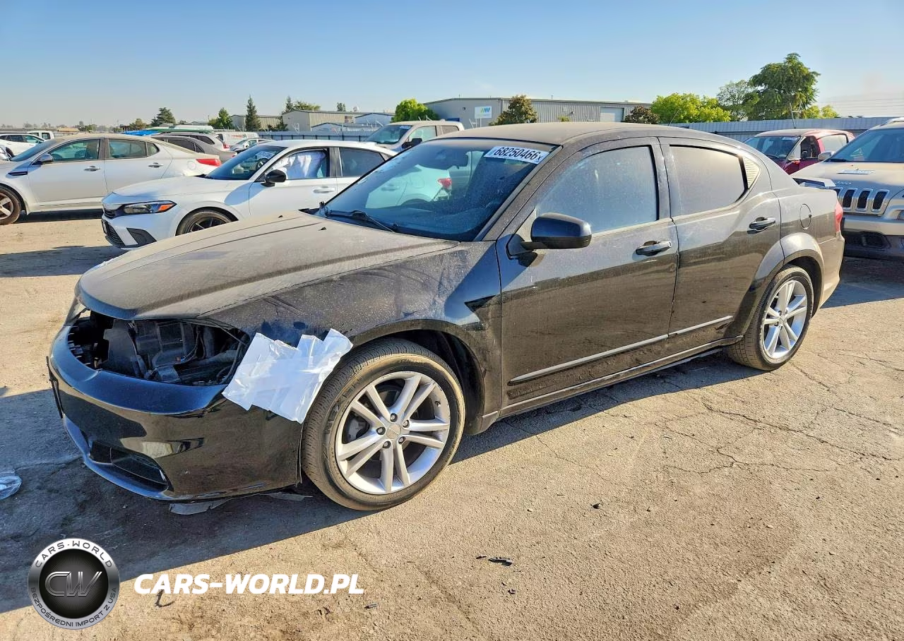 2012 Dodge Avenger Sxt VIN:1C3CDZEG4CN269688 - 1