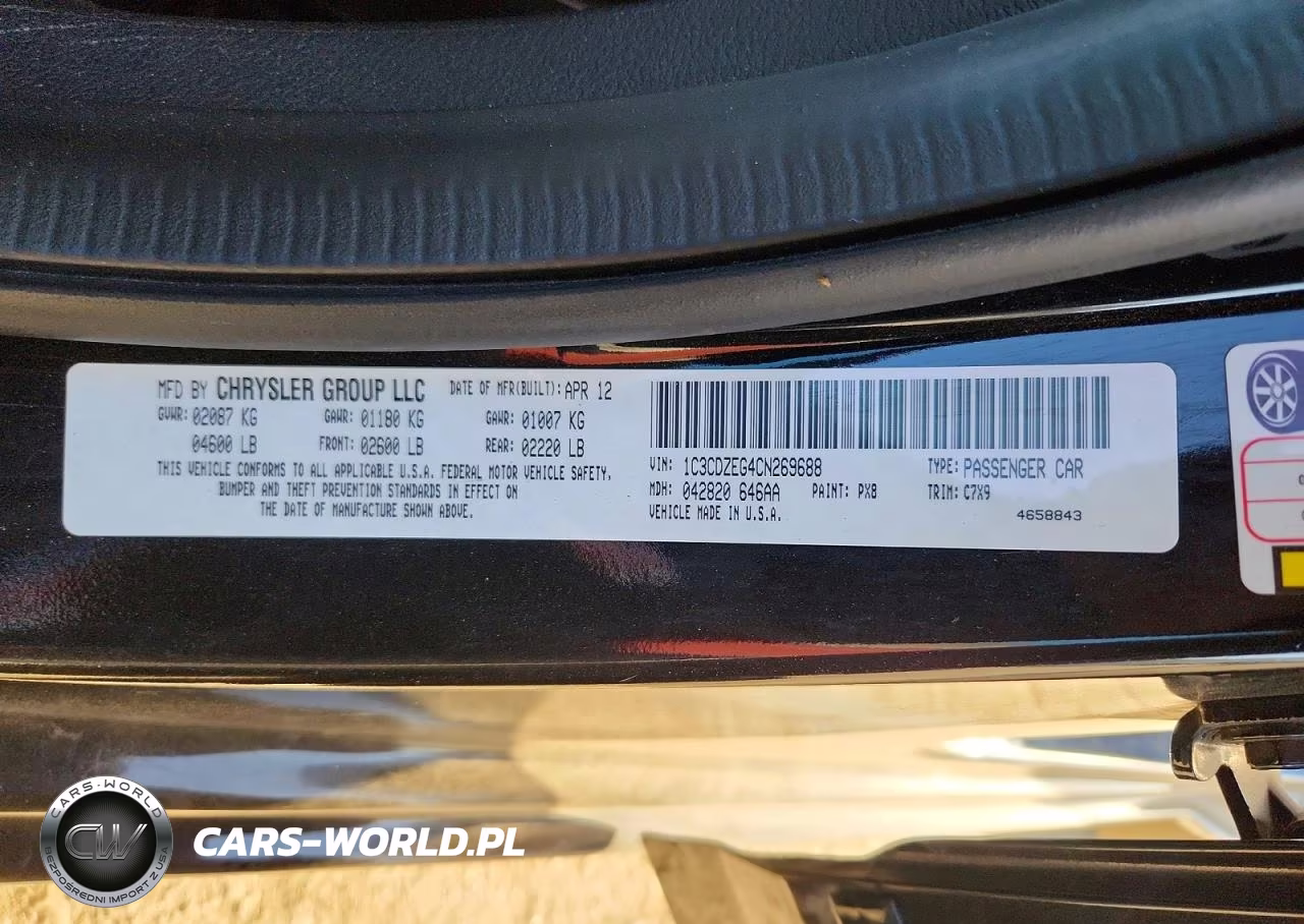 2012 Dodge Avenger Sxt VIN:1C3CDZEG4CN269688 - 13
