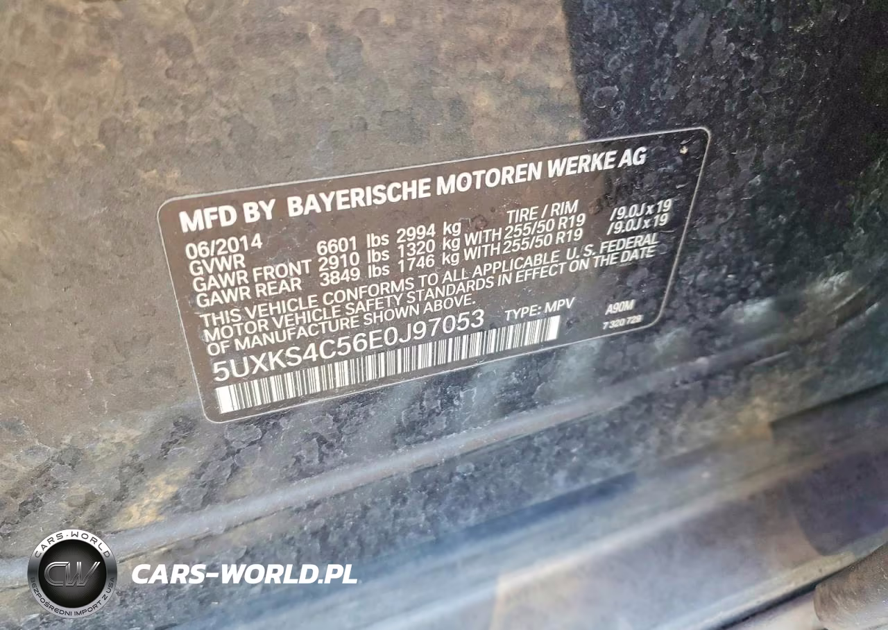 2014 BMW X5 xDrive35D VIN:5UXKS4C56E0J97053 - 13