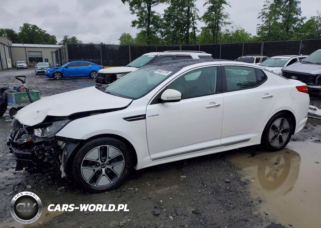2013 Kia Optima Hybrid VIN:KNAGM4AD7D5061332 - 1