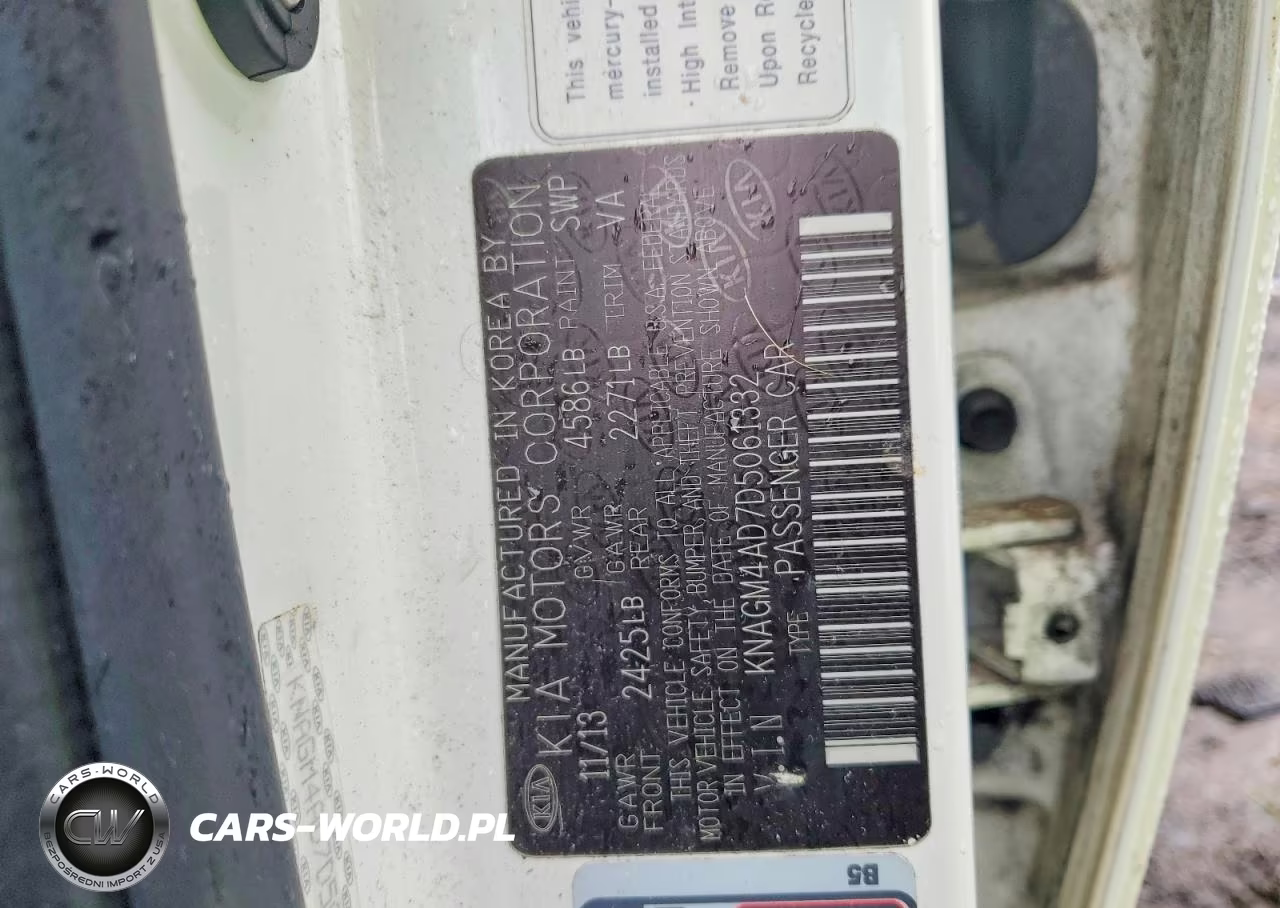 2013 Kia Optima Hybrid VIN:KNAGM4AD7D5061332 - 12