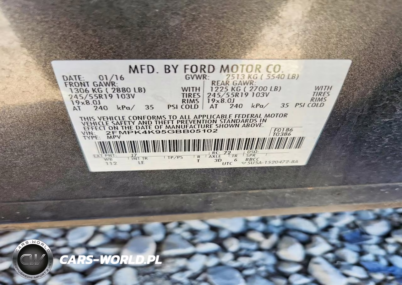 2016 Ford Edge Titanium VIN:2FMPK4K95GBB05102 - 13