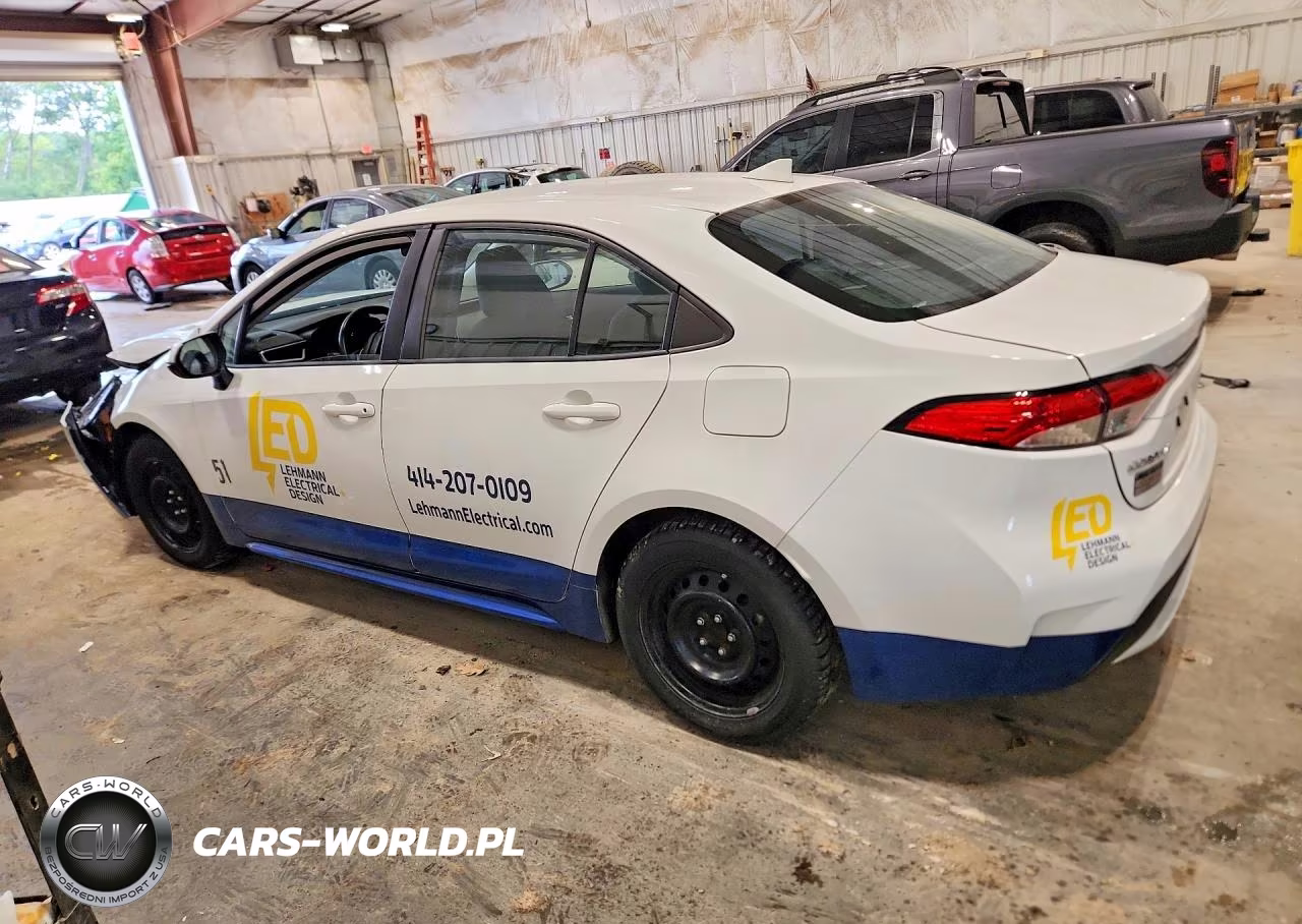 2020 Toyota Corolla Le VIN:5YFEPRAE6LP121142 - 2